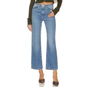 Frame Le Jane High Rise Ankle Denim Light Blue Flare Jeans size 27